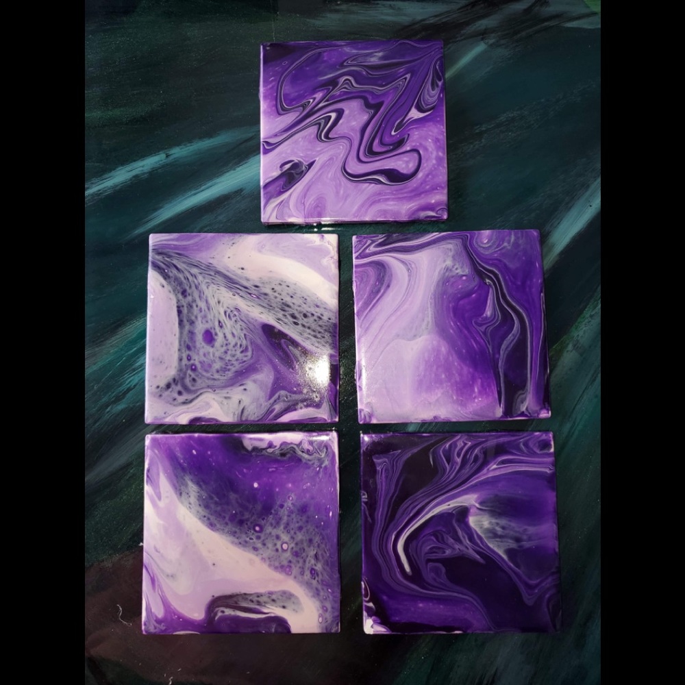 Drink coasters set of 5